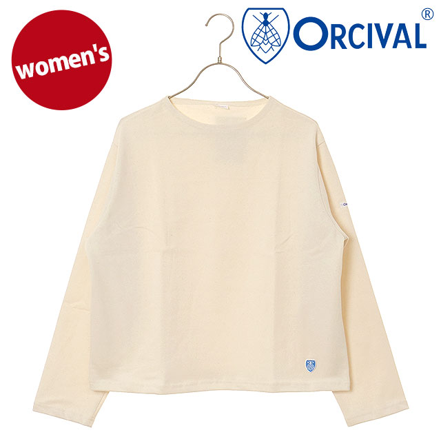 ORCIVAL（オーシバル） レディース クルーネック ロングスリーブプル