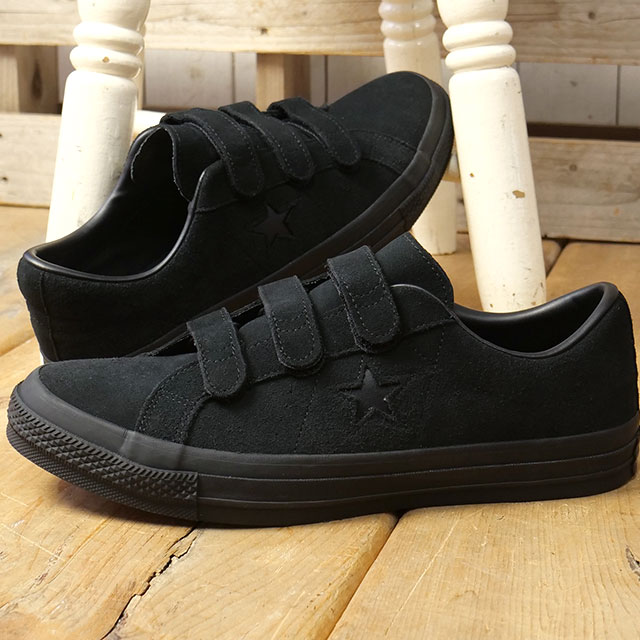 �R���o�[�X CONVERSE �X�j�[�J�[ �����X�^�[ �X�G�[�h V-3 33702991 SS26Q2 ONE STAR SUEDE V-3 �C �V���[�Y �x���N�� �� BLACKMONOCHROME ���K�戵�X