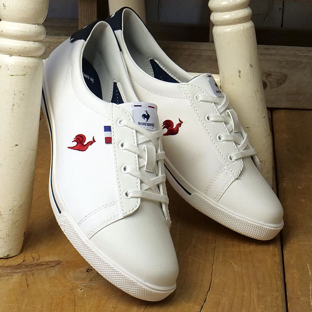 ���R�b�N le coq sportif �X�j�[�J�[ ���f�B�[�X LCS �e���i�E�H�[�N II LU6SSN20LZ SS26Q2 LCS TELUNA WALK II �C WHRD �z���C�g ���b�h ���K�戵�X