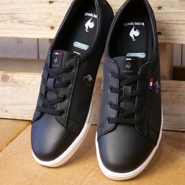 ���R�b�N le coq sportif �X�j�[�J�[ ���f�B�[�X LCS �e���i�E�H�[�N II LU6SSN20LZ SS26Q2 LCS TELUNA WALK II �� BKBK �u���b�N ���K�戵�X