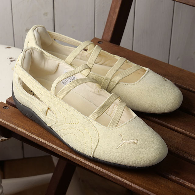 �v�[�} PUMA �X�j�[�J�[ ���f�B�[�X �X�s�[�h�L���b�g �o���G SD �E�B�����Y 401287-15 SS26Q2 SPEEDCAT BALLET SD WNS Creamy-Vanilla ���K�戵�X