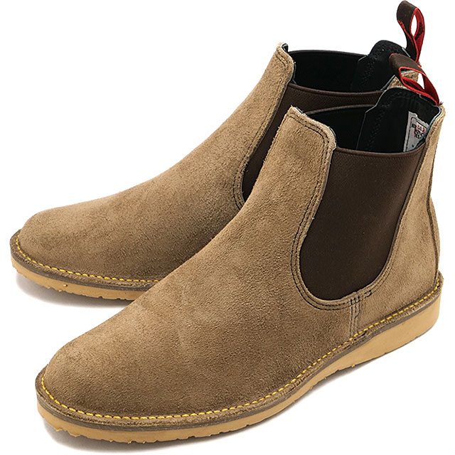 返品交換送料無料 レッドウィング REDWING メンズ ウィークエンダー チェルシー 3129 SS26 WEEKENDER CHELSEA Dワイズ サンドストーン・モハヴェ 正規取扱店の画像