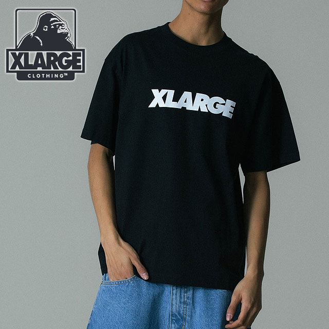 �G�N�X�g�����[�W XLARGE �����Y �X�^���_�[�h���S �V���[�g�X���[�uT�V���c 101262011037 SU26 �g�b�v�X ���� �N���[�l�b�N �� BLACK  ���K�戵�X