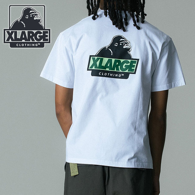�G�N�X�g�����[�W XLARGE �����Y �X�����e�b�hOG �V���[�g�X���[�uT�V���c 101262011039 SU26 �g�b�v�X ���� �N���[�l�b�N �� WHITE  ���K�戵�X