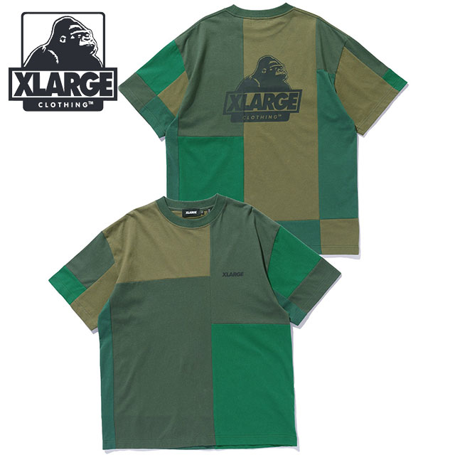 XLARGE（エクストラ ラージ） メンズ パッチワーク ショートスリーブT