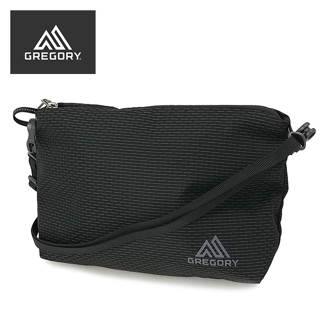 �O���S���[ GREGORY �V�����_�[�o�b�O �i�m �N���X�{�f�B�|�[�` 1581579974 SS26 0.8L NANO CROSS BODY POUCH �� �T�R�b�V�� �I�v�e�B�b�N�u���b�N  ���K�戵�X