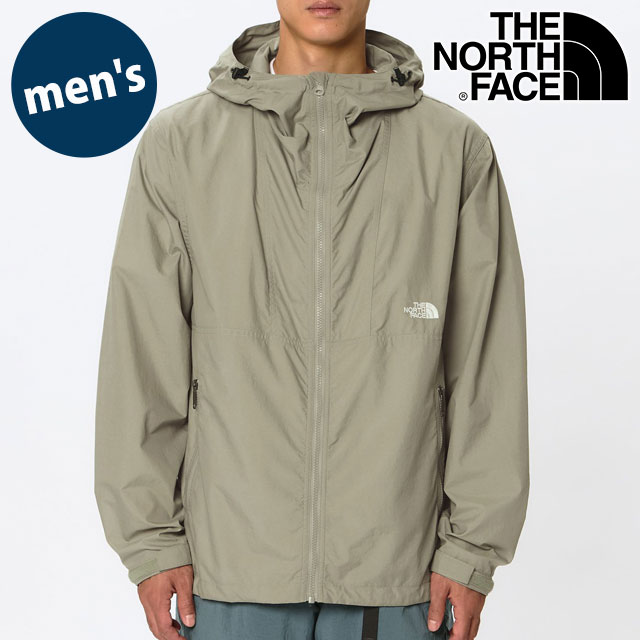 �U�E�m�[�X�E�t�F�C�X THE NORTH FACE �����Y �R���p�N�g�W���P�b�g NP72530-ST SS26 Compact Jacket TNF ���C�g�A�E�^�[ �O���[ �X�g�[���X���u ���K�戵�X