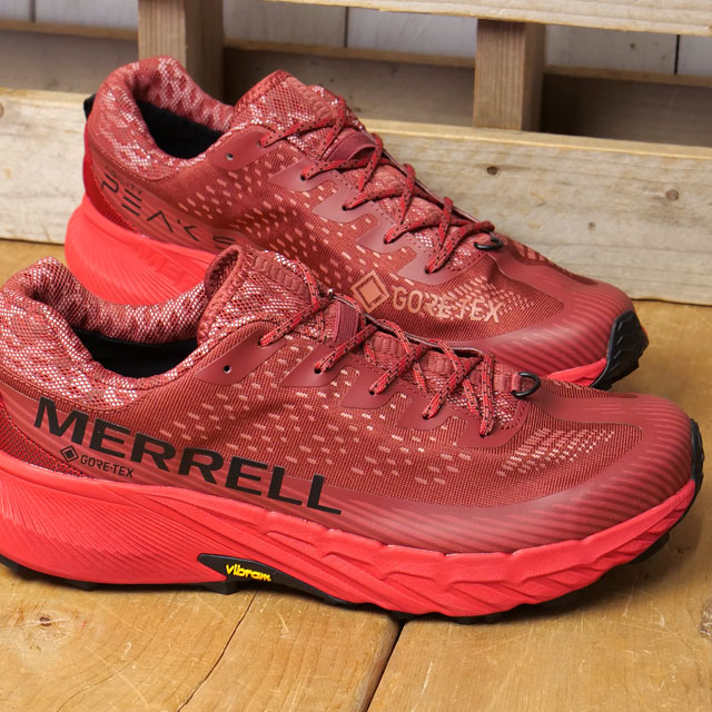 ������ MERRELL �X�j�[�J�[ �����Y �A�W���e�B�[ �s�[�N5 �S�A�e�b�N�X J068185 M AGILITY PEAK 5 GORE-TEX �C �h�� �� RED-OXIDE ���K�戵�X