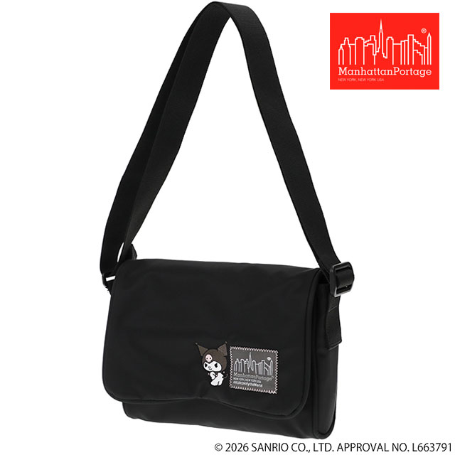 コラボ マンハッタンポーテージ Manhattan Portage ホワイトホール ショルダーバッグ クロミ MP2095MGNTNTWLBKRM SS26 サンリオ 黒 Black 正規取扱店