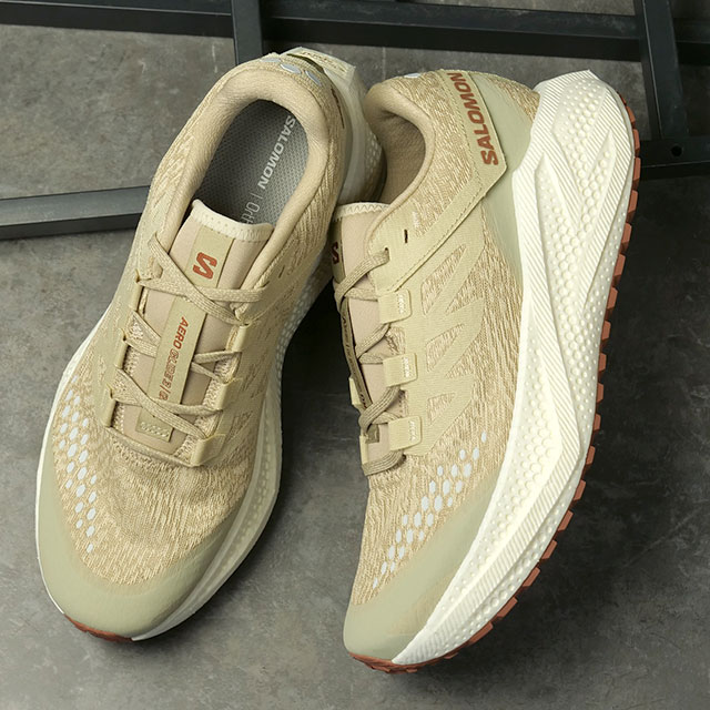 �T������ SALOMON �X�j�[�J�[ �����Y �G�A�� �O���C�h 3 �O���x�� L47797300 AERO GLIDE 3 GRVL �j���p �C Green-Haze Vanilla-Ice Russet ���K�戵�X