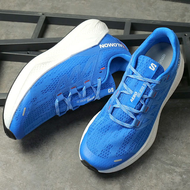 �T������ SALOMON �X�j�[�J�[ �����Y �G�A�� �O���C�h 3 L47810500 AERO GLIDE 3 �j���p �C �u���[ French-Blue White Cherry-Tomato ���K�戵�X