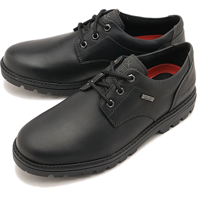 極美品☆ ROCKPORT ドレスシューズ プレーン レザー 黒 ROCKPORT（ロックポート） スニーカー ウェザーオアノット プレーン