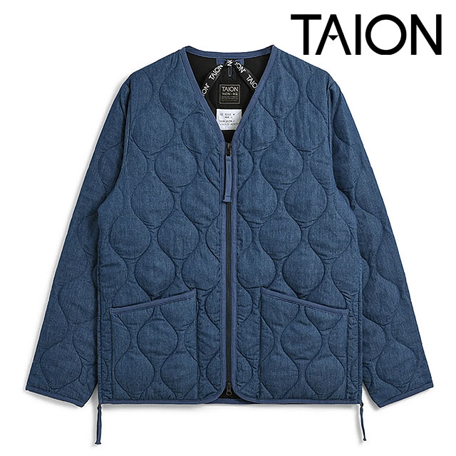 �^�C�I�� TAION �~���^���[ �_�u���W�b�vV�l�b�N�_�E���W���P�b�g TAION-101ZML-1 MILITARY W-ZIP V NECK DOWN JKT �����Y ���f�B�[�X �A�E�^�[ ���K�戵�X