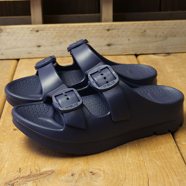 �e���b�N TELIC ���J�o���[�T���_�� �����Y �_�u���o�b�N��2 SS26 W-BUCKLE2 �C ���� �Ɍ��\�[�� �X���C�h�T���_�� ��J�� �l�C�r�[ �C���f�B�S ���K�戵�X