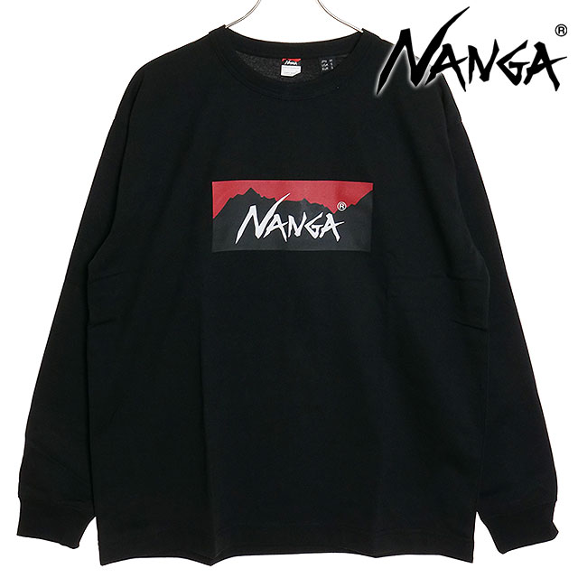 NANGA（ナンガ） メンズ エコハイブリッド ボックスロゴ ロング 