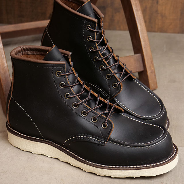 返品交換送料無料 レッドウィング REDWING メンズ 6インチ クラシックモック 8849 6-INCH CLASSIC MOC ワークブーツ  モックトゥ ブラック・プレーリー