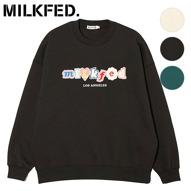 MILKFED.（ミルクフェド） レディース パッチ スウェットシャツ
