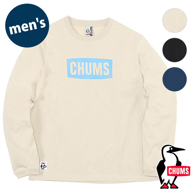 チャムス CHUMS メンズ チャムスロゴロングスリーブTシャツ CH01-2273 SS24 CHUMS Logo L S T-Shirt トップス 長袖 クルーネック コットンTee｜mischiefstyle｜05