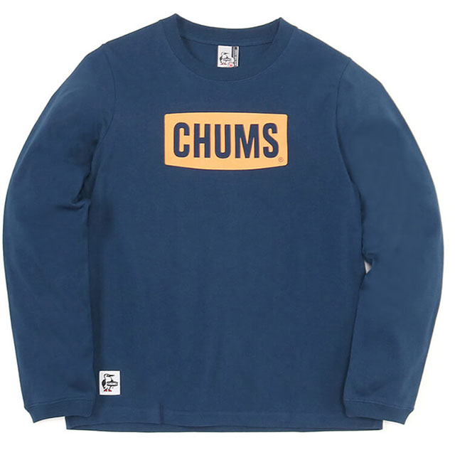 チャムス CHUMS メンズ チャムスロゴロングスリーブTシャツ CH01-2273 SS24 CHUMS Logo L S T-Shirt トップス 長袖 クルーネック コットンTee｜mischiefstyle｜04