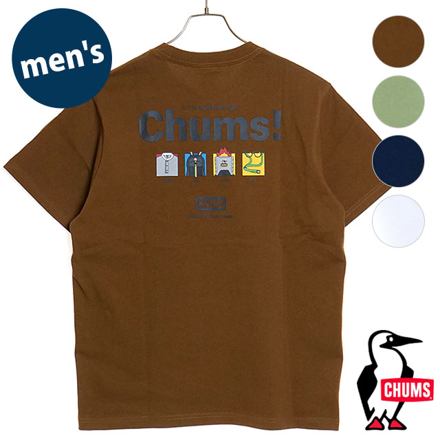 チャムス CHUMS メンズ アンチバグ100％メイドフォーファンTシャツ CH01-2380 SS24 Anti-Bug 100％ Made For Fun T-Shirt トップス 半袖 防虫加工｜mischiefstyle｜06