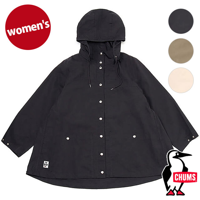 チャムス CHUMS レディース エーラインキャンピングパーカーライト CH18-1284 SS24 A-Line Camping Parka Light アウター マウンテンジャケット｜mischiefstyle｜05