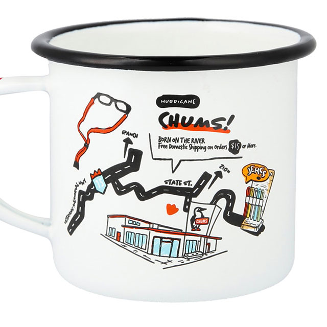 CHUMS（チャムス） エナメルマグ CH62-2034 SS24 Enamel Mug キャッチ