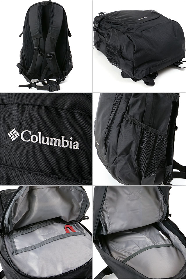 Columbia 黒 バックパック　25リットル コロンビア Columbia 25Lバックパック （クロ/グレー