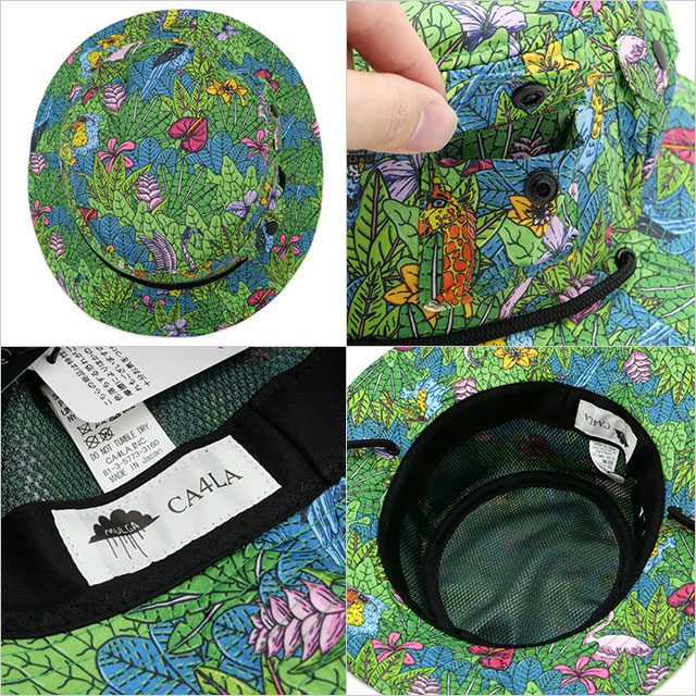CA4LA（カシラ） コラボ ハット CLB00291 SS24 MULGA X CA4LA PATTERN