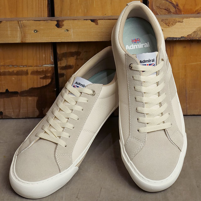 アドミラル Admiral スニーカー レスター AD 611 SS24 LEICESTER メンズ・レディース 靴 シューズ Ivory :10100521:SHOETIME