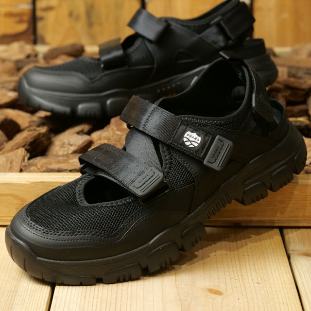 シャカ SHAKA オッタートレイル AT SK-217 SS24 OTTER TRAIL AT メンズ・レディース 靴 アウトドア スニーカーサンダル Black｜mischiefstyle