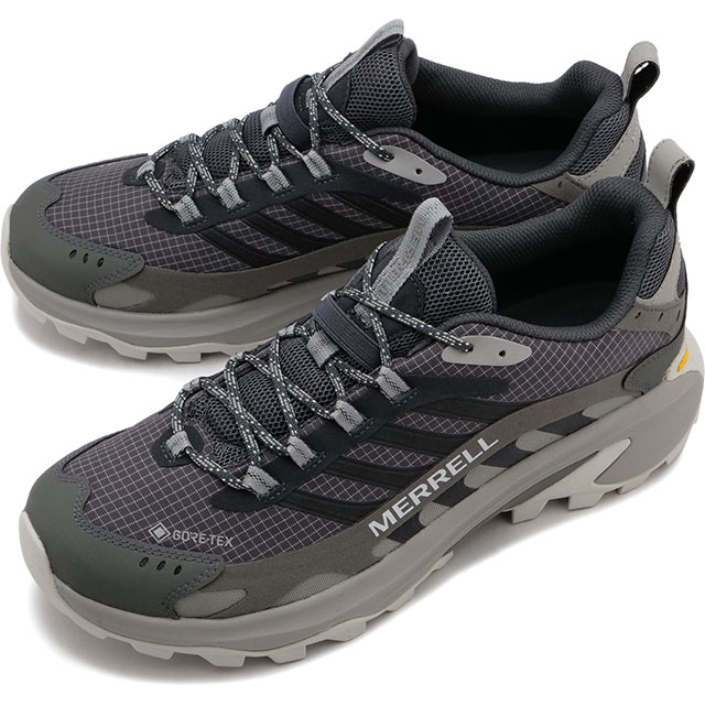 国内配送 MERRELL W MOAB SPEED 2 GORE-TEX TRIPLE BLACK MOAB SPEED 2 GORE-TEX® BL ［1TRL］モアブ スピード 2