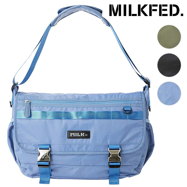 ミルクフェド MILKFED. ロゴプレート メッセンジャーバッグ 103241053006 SS24 LOGO PLATE MESSENGER BAG メンズ・レディース 鞄 ショルダーバッグ :10100727:SHOETIME