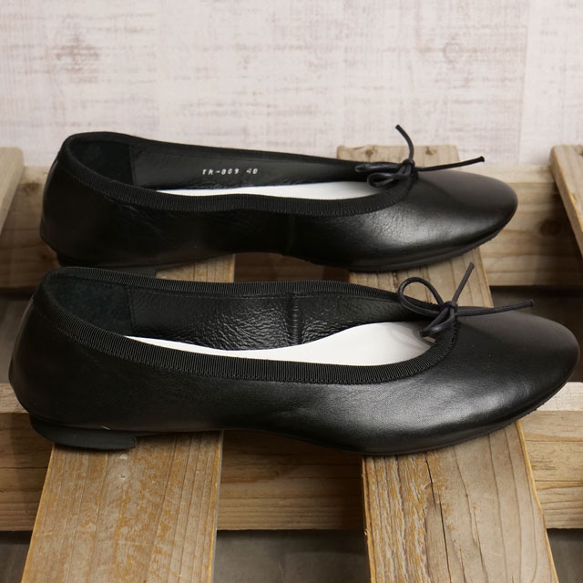返品送料無料 トラベルシューズ バイ ショセ TRAVEL SHOES by chausser レディース バレエシューズ TR-009 靴 日本製 生活防水 ブラック BL 正規取扱店_8