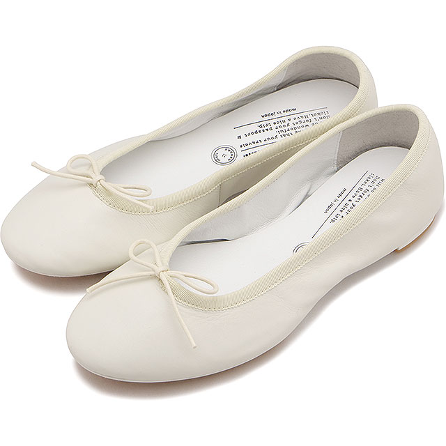 返品送料無料 トラベルシューズ バイ ショセ TRAVEL SHOES by chausser レディース バレエシューズ TR-009 ホワイト WH 正規取扱店_1