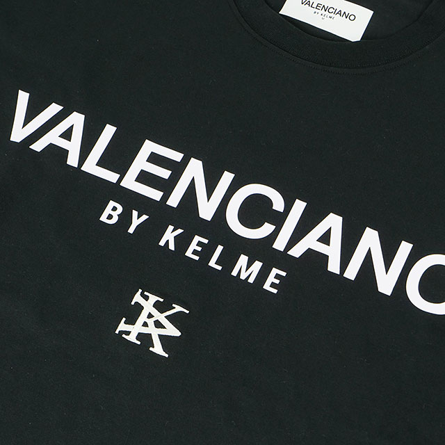 バレンシアーノ バイ ケレメ VALENCIANO BY KELME メンズ ケーブイロゴティー KV24S713 SS24 KV LOGO TEE トップス 半袖 Tシャツ ブラック｜mischiefstyle｜04