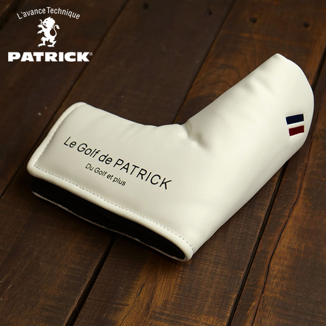 pgbN St PATRICK GOLF p^[Jo[ 241-840 FW24 PUTTER COVER s^Cv u[h^Cv WHT K戵X