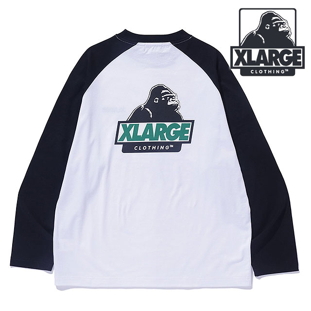 XLARGE エクストララージ スランテッド オージー ラグランロング
