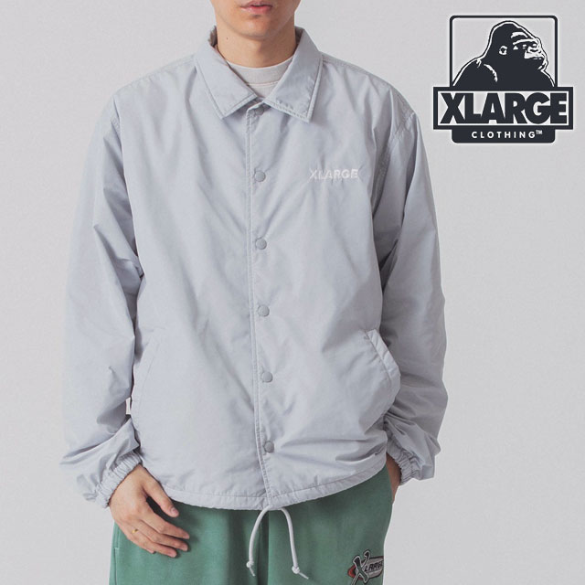 エクストララージ XLARGE オージー コーチジャケット 101243021019 FW24SPOT OG COACH JACKET メンズ アウター ウインドブレーカー GRAY 正規取扱店