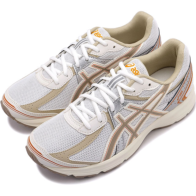 【SALE】アシックス スポーツスタイル ASICS SportStyle スニーカー ジョグ100S [1203A684-101 SS25] JOG 100S レディース 靴 シューズ フットウェア ジャパンブランド WHITE/GREIGE 正規取扱店【ts】 ASICS（アシックス） スポーツスタイル ASICS SportStyle スニーカー