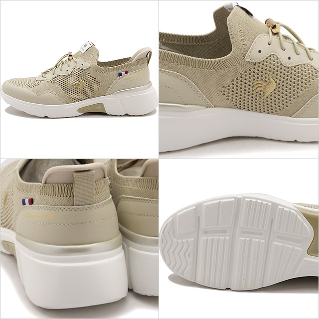 le coq sportif ルコックロワール　ベージュ 24センチ le coq sportif ルコックスポルティフ スニーカー ルコック