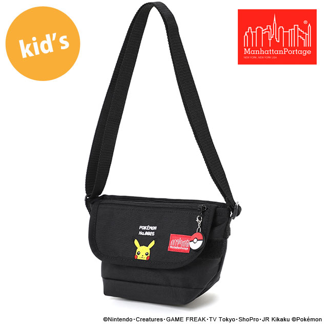Yahoo! Yahoo!ショッピング(ヤフー ショッピング)マンハッタンポーテージ Manhattan Portage ポケットモンスター コラボ ナイロンメッセンジャーバッグ フォー キッズ ポケモン MP1602FZP2PIKACHU 正規取扱店