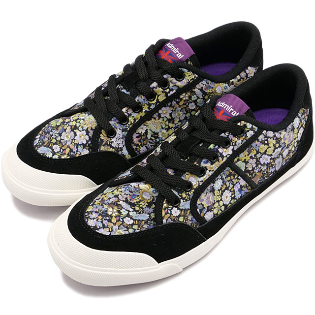 アドミラル Admiral スニーカー イノマー リバティー [AD608 SS25] INOMER L LIBERTY レディース 靴 カジュアルシューズ Black/Green ブラック 正規取扱店 Admiral（アドミラル） スニーカー イノマー リバティー AD608 SS25