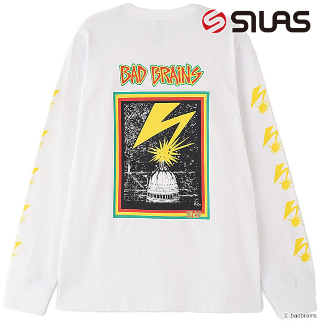 SILAS（サイラス） バッドブレインズ ロングスリーブ Tシャツ