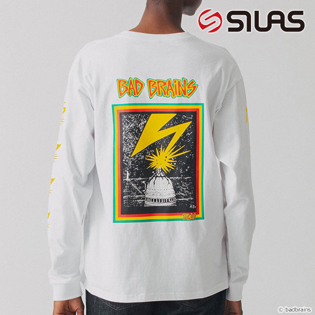 SILAS（サイラス） バッドブレインズ ロングスリーブ Tシャツ