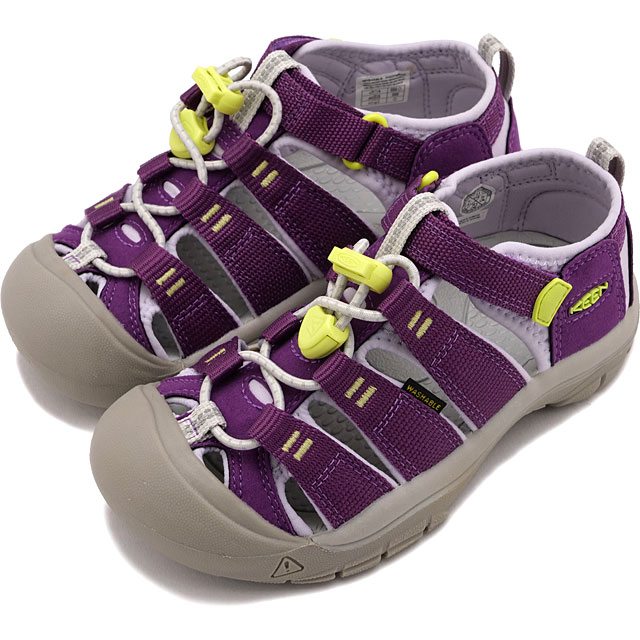 キーン KEEN サンダル ニューポート エイチツー 1030786 SS25 CHILDREN NEWPORT H2 キッズ 子供靴 水遊び CHARISMA DAIQUIRI-GREEN パープル 正規取扱店の画像