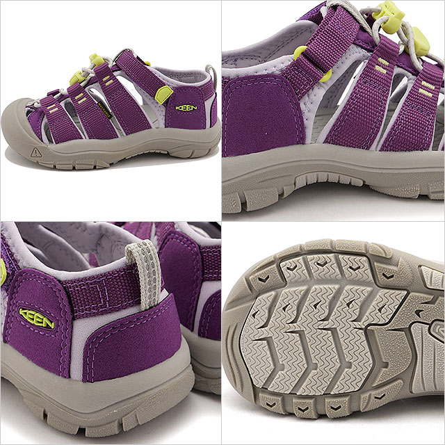 キーン KEEN サンダル ニューポート エイチツー 1030786 SS25 CHILDREN NEWPORT H2 キッズ 子供靴 水遊び CHARISMA DAIQUIRI-GREEN パープル 正規取扱店の画像