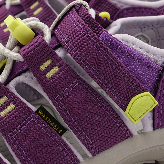 キーン KEEN サンダル ニューポート エイチツー 1030786 SS25 CHILDREN NEWPORT H2 キッズ 子供靴 水遊び CHARISMA DAIQUIRI-GREEN パープル 正規取扱店の画像