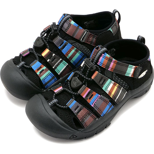 キーン KEEN サンダル ニューポート エイチツー 1026271 SS25 CHILDREN NEWPORT H2 キッズ 子供靴 水遊び アウトドア RAYA-BLACK ブラック系 正規取扱店の画像