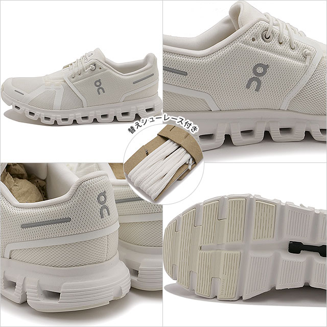 オン On スニーカー クラウド6 3WF10061200 SS25 W Cloud 6 レディース 靴 ランニングシューズ White White 正規取扱店の画像