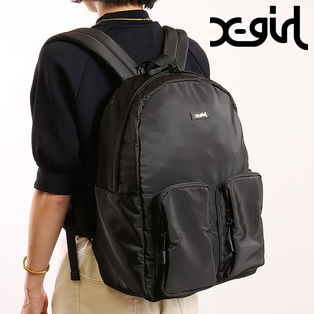 X-girl（エックスガール） ロゴ ジャガードテープ バックパック